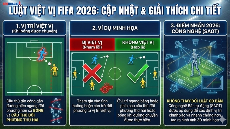 Luật việt vị mới nhất của FIFA 2026 - Hướng dẫn dễ hiểu 1 luat-viet-vi-moi-nhat-cua-fifa-nam-2026