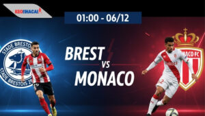 Nhận định bóng đá Brest vs Monaco, 01h00 ngày 6/12, mưa gôn ở Francis-Le Ble
